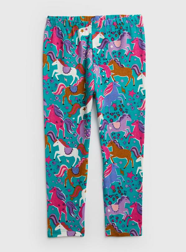 Buy Green Horse Print Leggings 23 years Trousers and leggings Argos